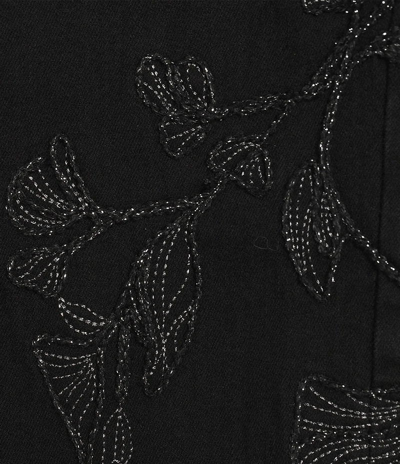 NYDJ Marilyn Lift Tuck® Technology Straight Leg Front Embroidery Jeans