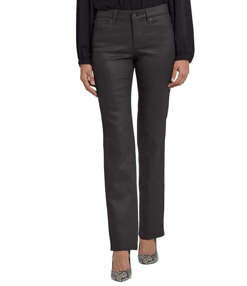 NYDJ Marilyn Lift Tuck® Technology Stretch Coated Straight Leg Jeans