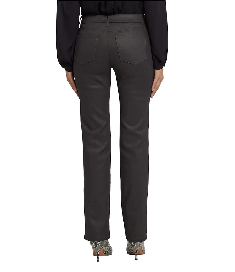 NYDJ Marilyn Lift Tuck® Technology Stretch Coated Straight Leg Jeans