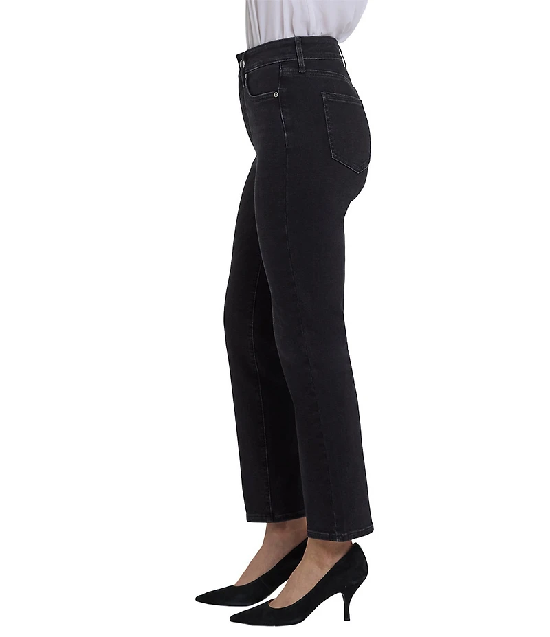 NYDJ Marilyn Lift Tuck® Technology Stretch Denim High Rise Ankle Straight Leg Jeans