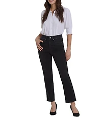 NYDJ Marilyn Lift Tuck® Technology Stretch Denim High Rise Ankle Straight Leg Jeans