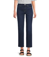 NYDJ Marilyn Lift Tuck® Technology Stretch Denim High Rise Straight Ankle Jeans