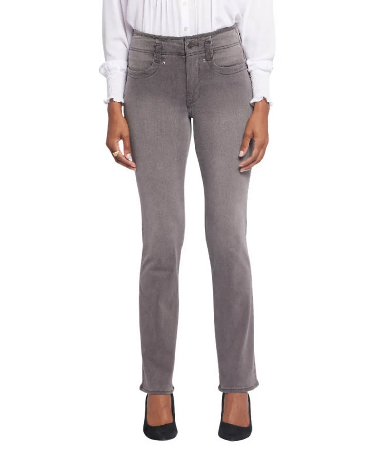 NYDJ Marilyn Straight Hollywood Mid Rise Jeans