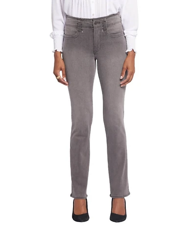 NYDJ Marilyn Straight Hollywood Mid Rise Jeans