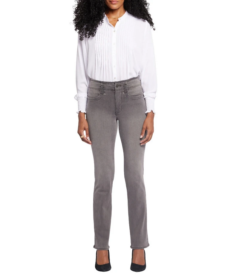 NYDJ Marilyn Straight Hollywood Mid Rise Jeans