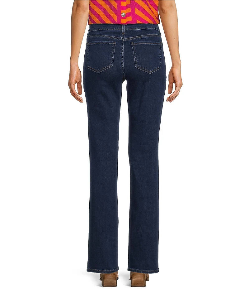 NYDJ Marilyn Stitching Straight Leg High Waisted Jeans