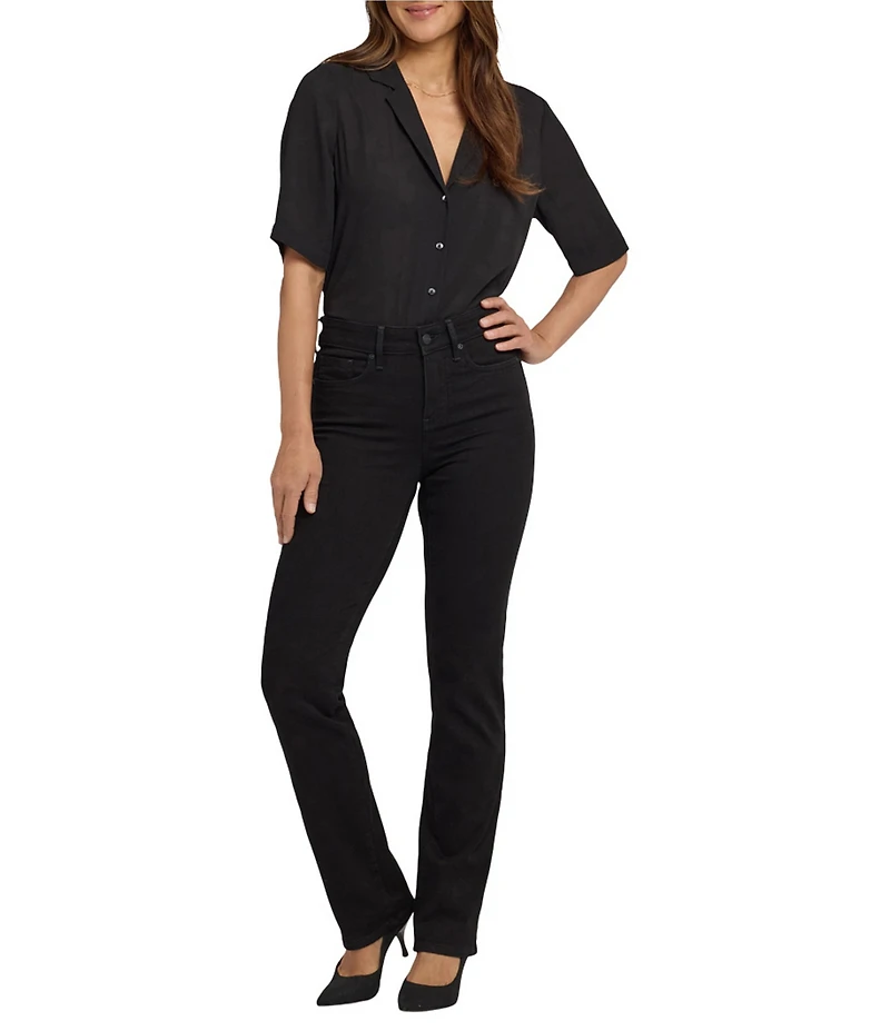 NYDJ Marilyn Straight Leg High Rise Jeans