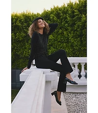 NYDJ Marilyn Straight Leg High Rise Jeans