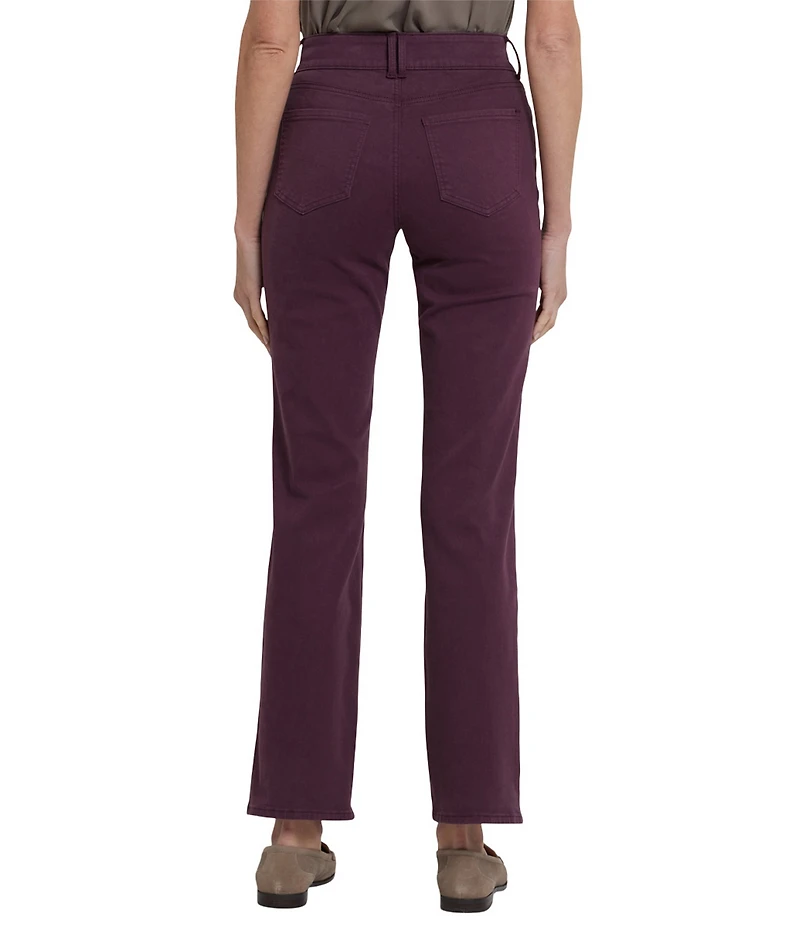 NYDJ Marilyn Straight Leg High Rise Utility Pocket Jeans