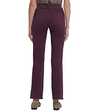 NYDJ Marilyn Straight Leg High Rise Utility Pocket Jeans