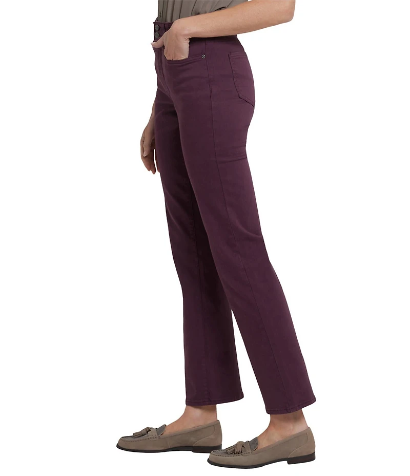 NYDJ Marilyn Straight Leg High Rise Utility Pocket Jeans
