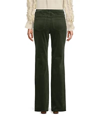 NYDJ Marilyn Straight Leg Mid Rise Fine Wale Corduroy Jeans