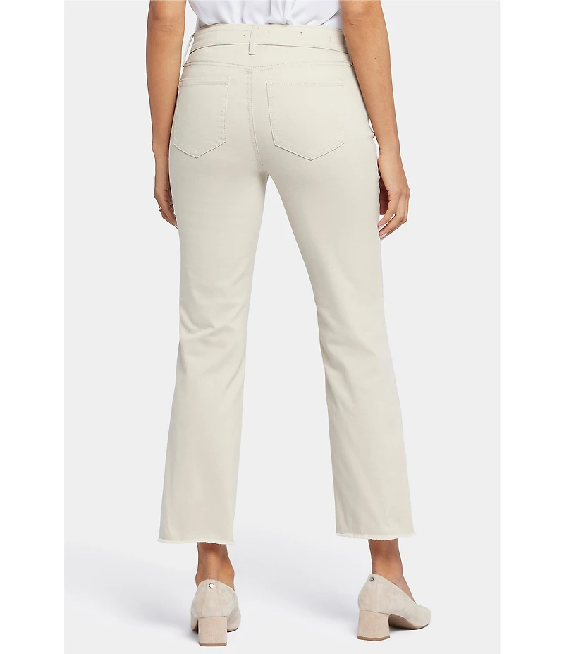 NYDJ Marilyn Stretch Denim 5-Pocket Frayed Hem Ankle Jeans