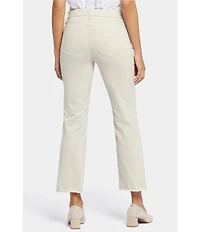NYDJ Marilyn Stretch Denim 5-Pocket Frayed Hem Ankle Jeans