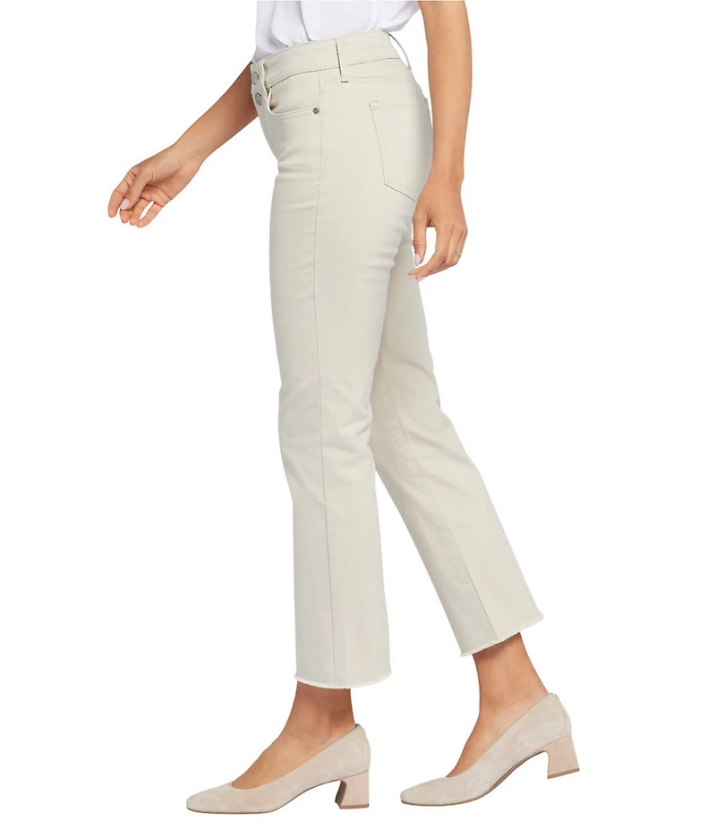 NYDJ Marilyn Stretch Denim 5-Pocket Frayed Hem Ankle Jeans