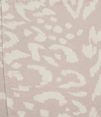 NYDJ Marilyn Stretch Denim Animal Print Straight Leg Crop Length Jeans