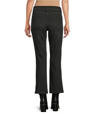NYDJ Marilyn Stretch Denim Lift Tuck® Technology Detachable Feather Trim Straight Leg Jeans