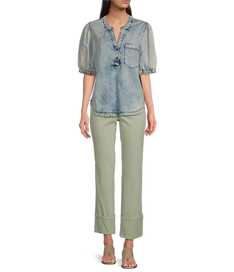 NYDJ Marilyn Stretch Denim Lift Tuck® Technology Straight Leg Jeans