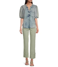NYDJ Marilyn Stretch Denim Lift Tuck® Technology Straight Leg Jeans