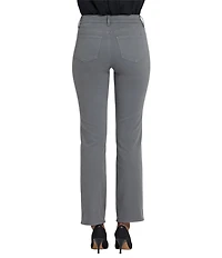 NYDJ Marilyn Stretch Denim Straight Leg High Rise Jeans