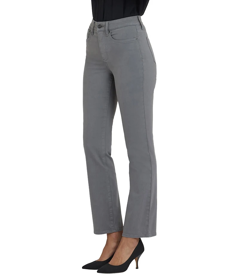 NYDJ Marilyn Stretch Denim Straight Leg High Rise Jeans