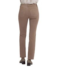 NYDJ Marilyn Stretch Denim Straight Leg High Rise Jeans