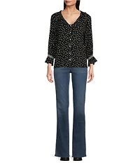 NYDJ Marilyn Stretch Denim Straight Leg Jeans