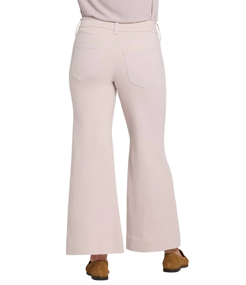 NYDJ Mia Stretch Denim High Rise Ankle Palazzo Jeans