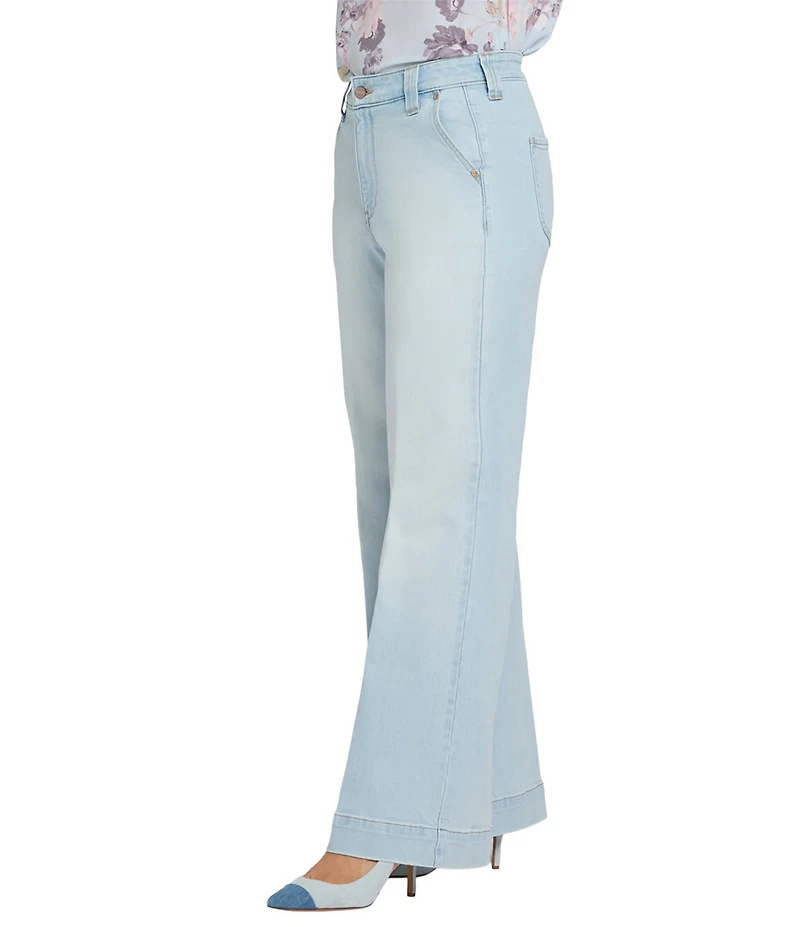 NYDJ Mia Stretch Denim Lift Tuck® Technology High Rise Palazzo Jeans