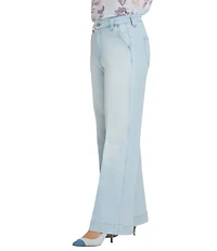 NYDJ Mia Stretch Denim Lift Tuck® Technology High Rise Palazzo Jeans