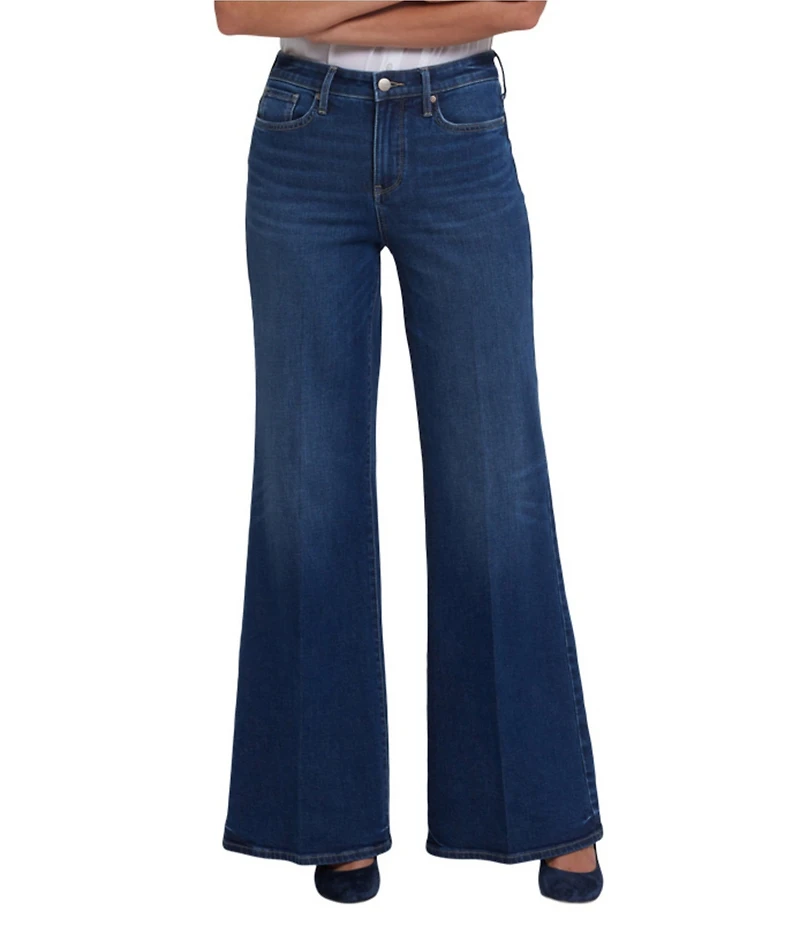 NYDJ Mia Stretch Denim Palazzo High Rise Wide Leg Jeans