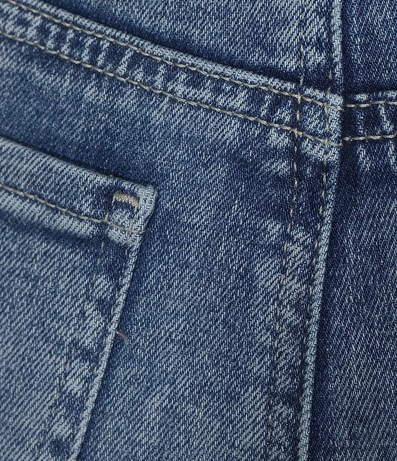 NYDJ Petite Size Briella Mid-Rise Denim Rolled Cuff Shorts