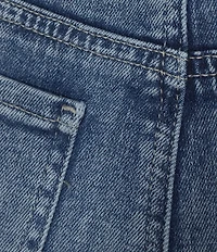 NYDJ Petite Size Briella Mid-Rise Denim Rolled Cuff Shorts