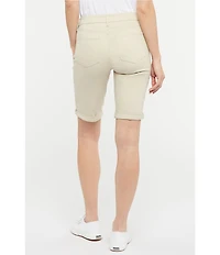 NYDJ Petite Size Briella Rolled-Cuff Denim Shorts