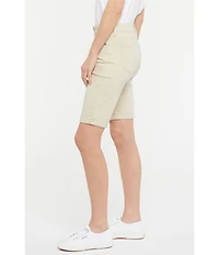 NYDJ Petite Size Briella Rolled-Cuff Denim Shorts