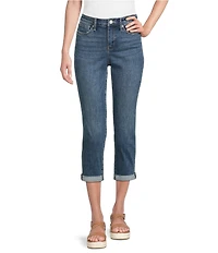 NYDJ Petite Size Chloe Lift Tuck® Technology Mid Rise Skinny Capri Jeans