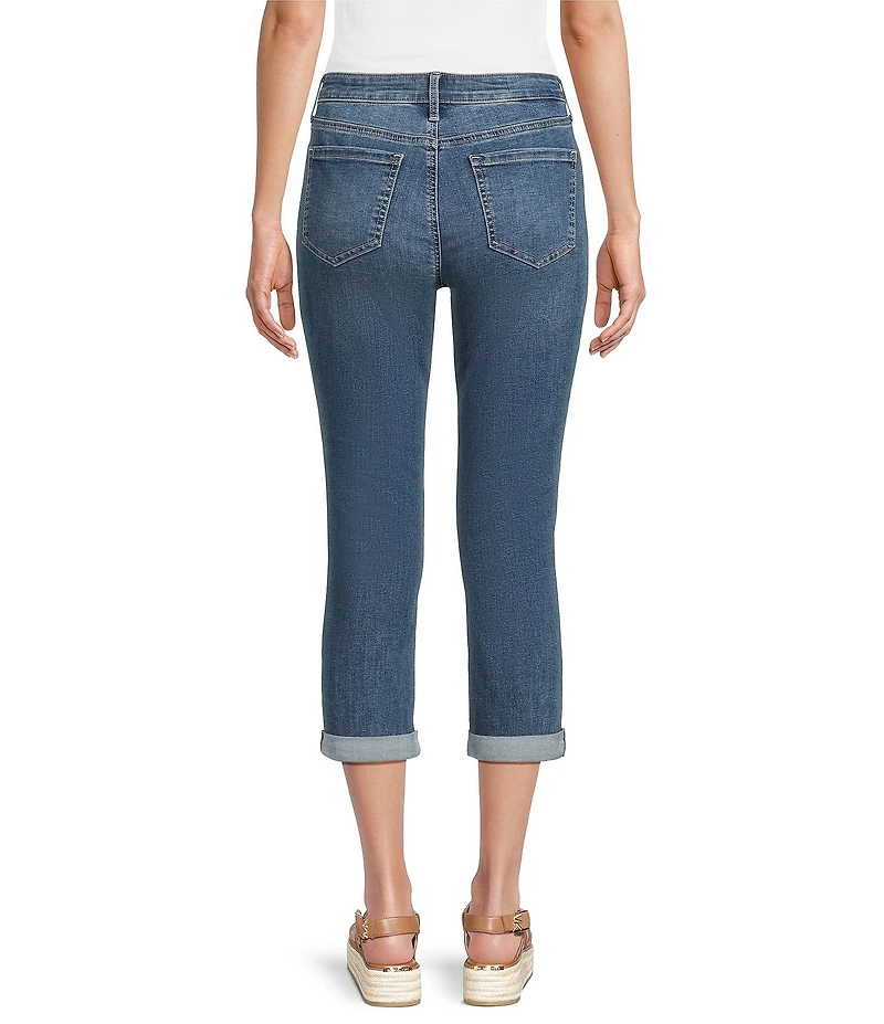 NYDJ Petite Size Chloe Lift Tuck® Technology Mid Rise Skinny Capri Jeans