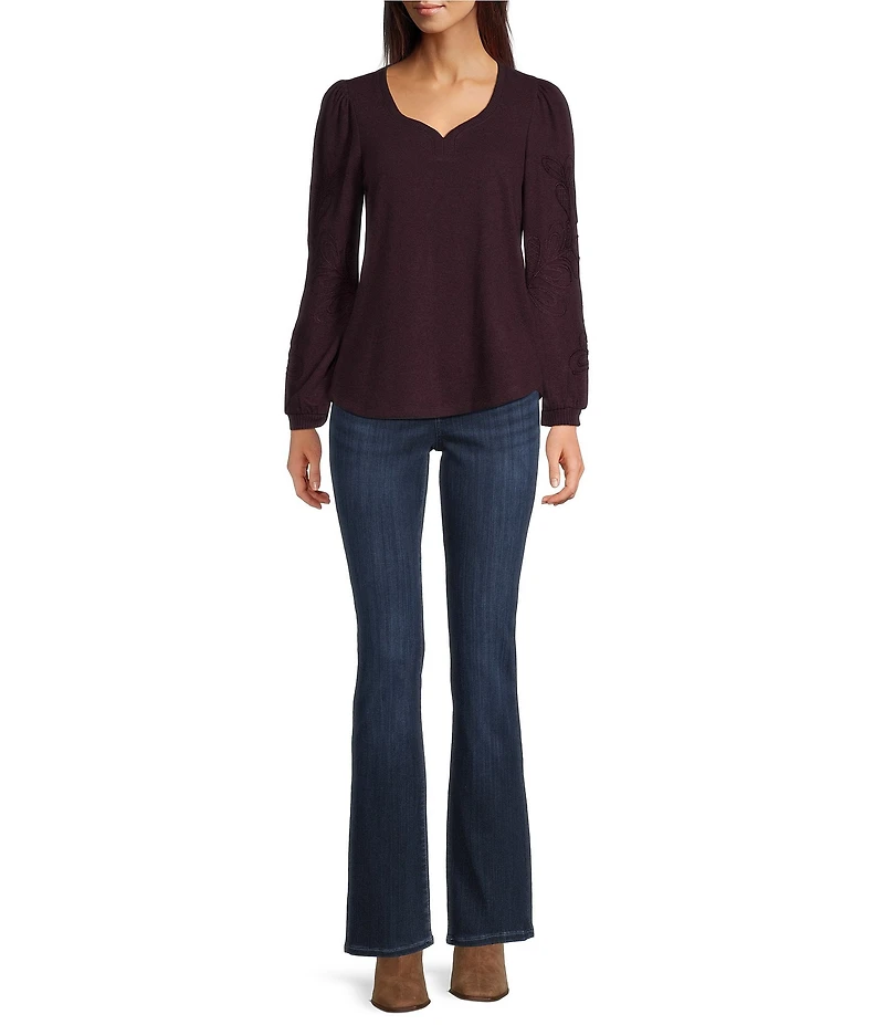 NYDJ Petite Size High-Rise Lift Tuck® Technology Billie Slim Bootcut Jeans