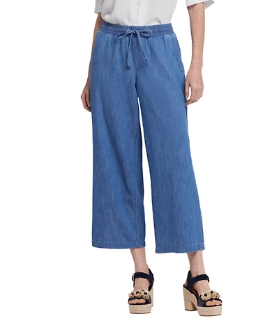 NYDJ Petite Size Jayne Wide Leg Pull-On Pants