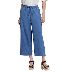 NYDJ Petite Size Jayne Wide Leg Pull-On Pants