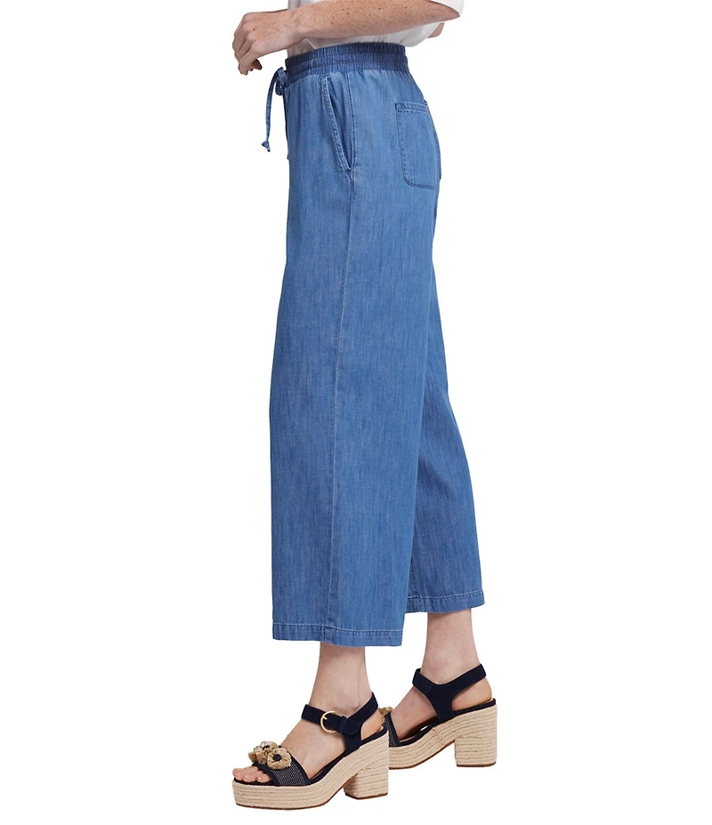 NYDJ Petite Size Jayne Wide Leg Pull-On Pants