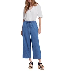 NYDJ Petite Size Jayne Wide Leg Pull-On Pants