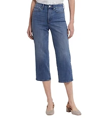 NYDJ Petite Size Joni Lift Tuck® Technology High-Rise Relaxed Capri Jeans