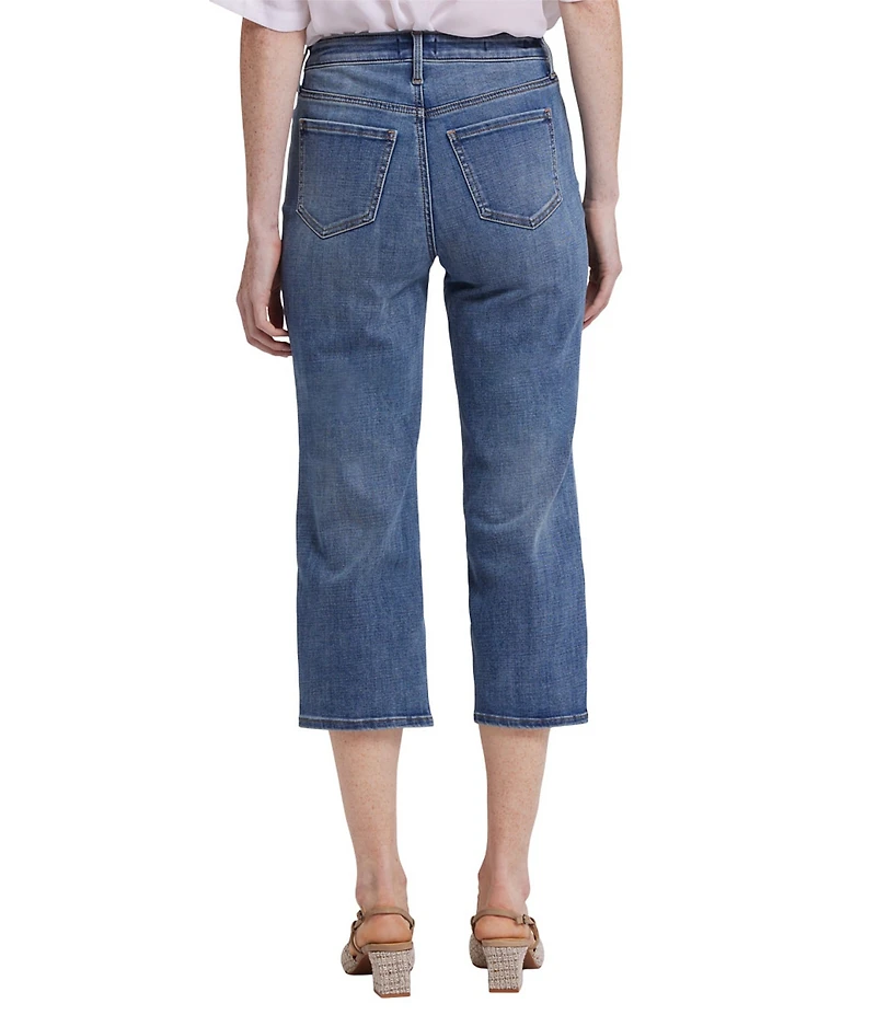 NYDJ Petite Size Joni Lift Tuck® Technology High-Rise Relaxed Capri Jeans
