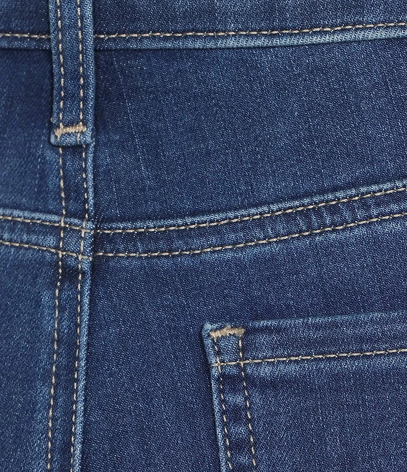 NYDJ Petite Size Lift Tuck® Technology Rhinestone Embellished Cuff Slim Ankle Jeans