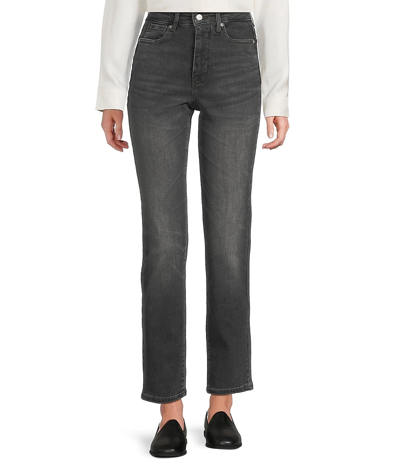 NYDJ Petite Size Lift Tuck® Technology Sheri High Rise Slim Straight Leg Jeans