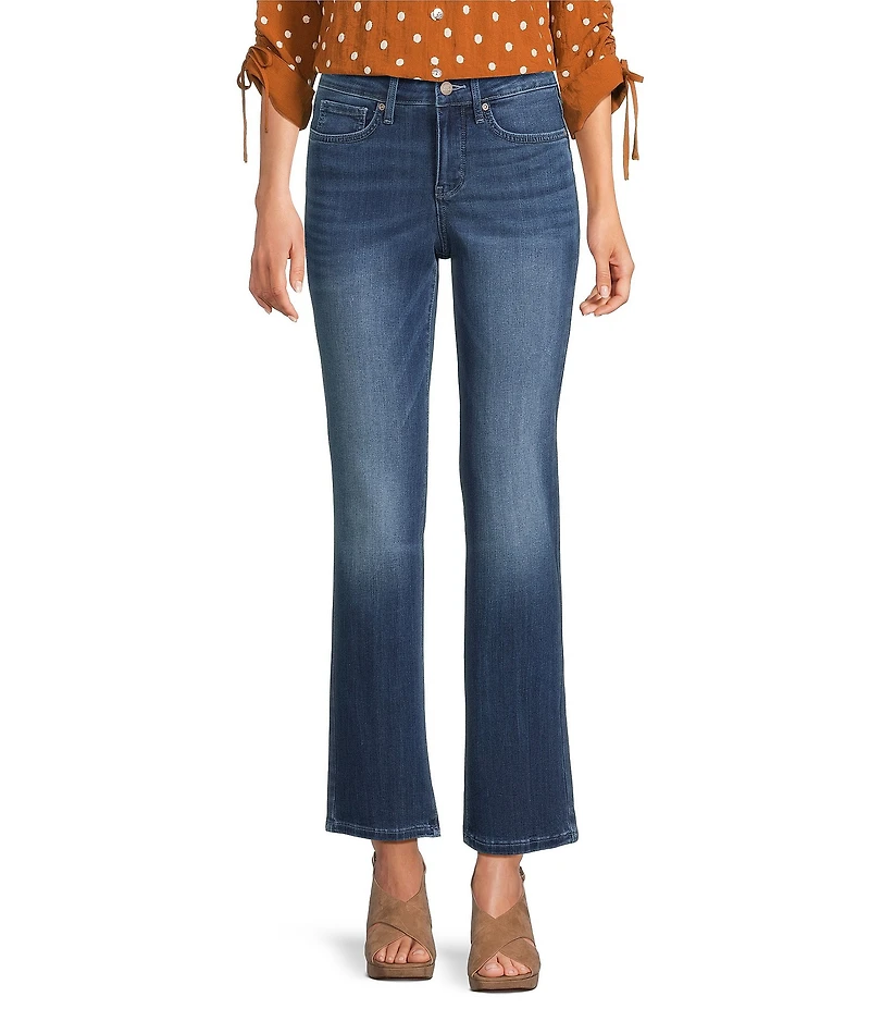 NYDJ Petite Size Marilyn High Rise Waist Straight Leg Ankle Jeans