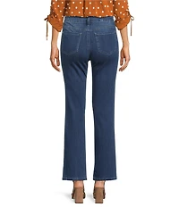 NYDJ Petite Size Marilyn High Rise Waist Straight Leg Ankle Jeans