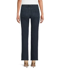 NYDJ Petite Size Marilyn High Rise Waist Straight Leg Ankle Jeans