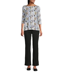 NYDJ Petite Size Marilyn Lift Tuck® Technology Straight Leg Ankle Jeans